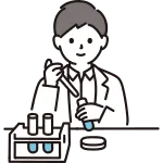 A Man Doing Research And Experiments SVG Icon